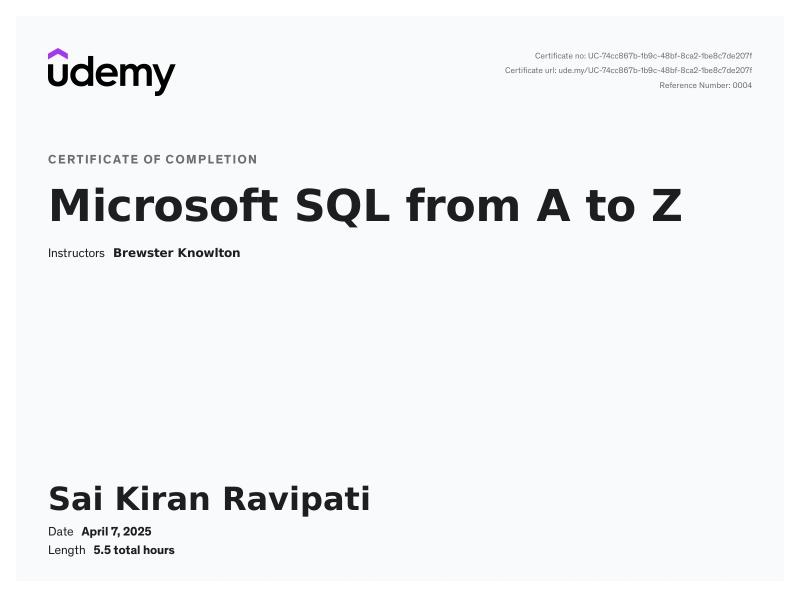 Microsoft SQL